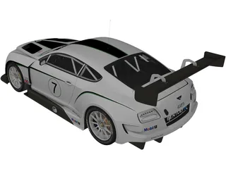 Bentley Continental GT3 (2014) 3D Model