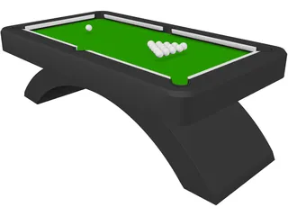 Pool Table 3D Model