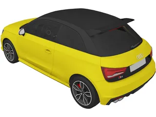 Audi S1 (2015) 3D Model