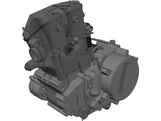 Husaberg Engine 450cc 3D Model