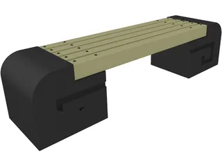 Bench 3D Model