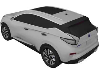 Nissan Murano (2016) 3D Model