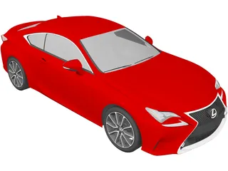 Lexus RC 350 (2015) 3D Model