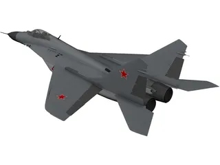 MiG-29A Fulcrum 3D Model