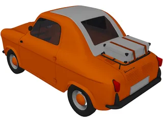 Vespa 400 3D Model