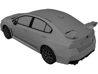 Subaru WRX STI Type S (2015) 3D Model