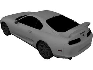 Toyota Supra RZ (1997) 3D Model