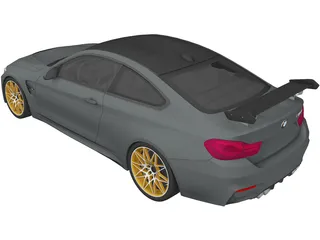 BMW M4 GTS F82 (2016) 3D Model