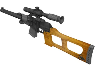 VSS Vintorez 3D Model