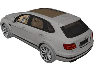 Bentley Bentayga (2017) 3D Model