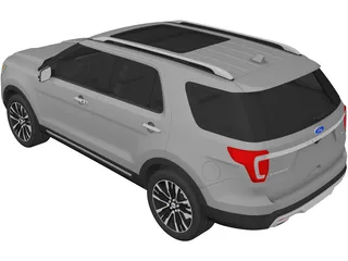 Ford Explorer (2016) 3D Model