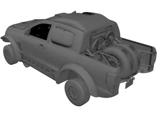 Ford Ranger Rally 3D Model