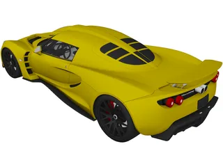 Hennessey Venom GT (2012) 3D Model