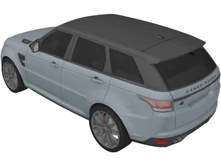 Land Rover Range Rover Sport SVR 3D Model