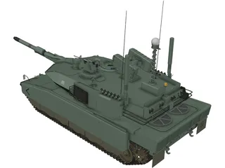 Altay Tank 3D Model