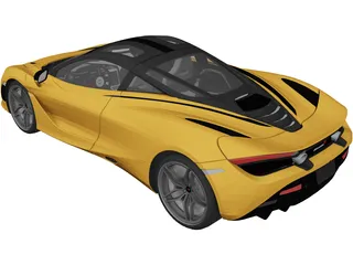 McLaren 720S (2018) 3D Model