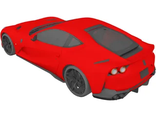 Ferrari 812 Superfast (2015) 3D Model