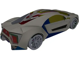 Lykan Hypersport 3D Model