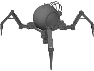 Mechanical Spider Robot 3D Model