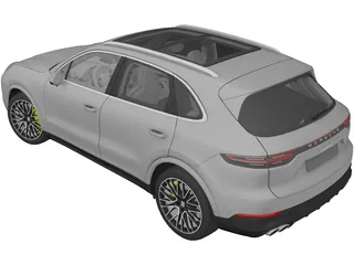 Porsche Cayenne S (2018) 3D Model