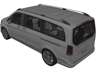 Mercedes-Benz V250 Bluetec 3D Model