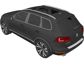 Volkswagen Touareg TDI (2017) 3D Model