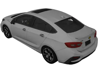 Chevrolet Cruze RS (2018) 3D Model