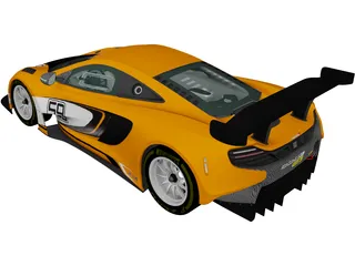 McLaren 650S GT3 (2014) 3D Model