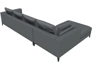 Minotti Anderson Sofa 3D Model