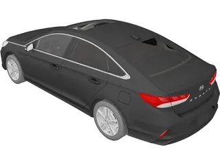 Hyundai Sonata (2018) 3D Model