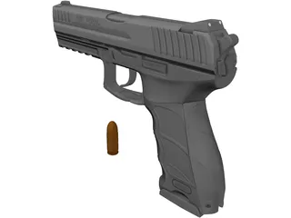 Heckler & Koch P30L 3D Model