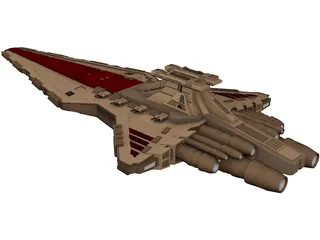 Star Wars Venator 3D Model