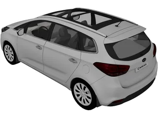 Kia Carens [Rondo] (2013) 3D Model