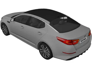 Kia Optima (2014) 3D Model