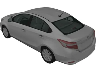 Toyota Yaris Sedan (2015) 3D Model