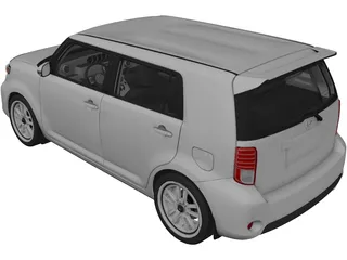 Scion xB (2014) 3D Model