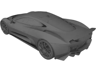 Jaguar C-X75 Concept (2014) 3D Model