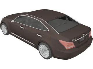 Hyundai Equus (2014) 3D Model