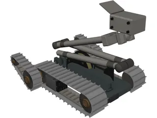 iRobot PackBot 3D Model
