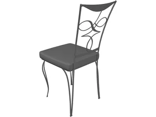 Cast Iron Chair 3D Model