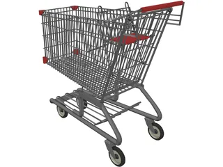 Shopping Cart 3D Model