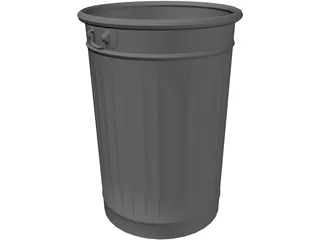 Dustbin 3D Model