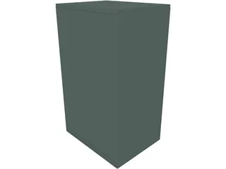 Storage Pedestal 3D Model