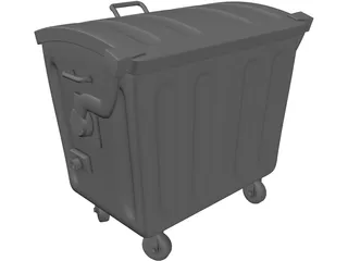 Trash Container 3D Model