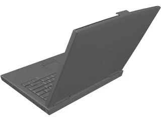 Dell Laptop Computer 3D Model