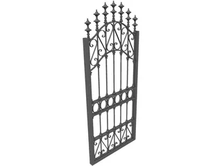 Iron Gate 3D Model