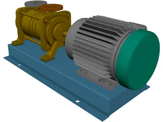 Pompetrevaini TBH 200 Pump 3D Model