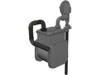 Gas Meter 3D Model