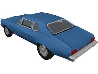 Chevrolet Nova SS (1972) 3D Model