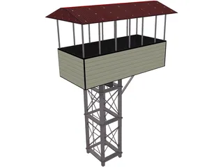 Flag Stand 3D Model